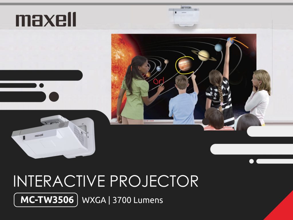 PROJECTOR INTERACTIVE MAXELL - Solusi Teknologi Pengajaran Interaktif & Meeting Bisnis Interaktif